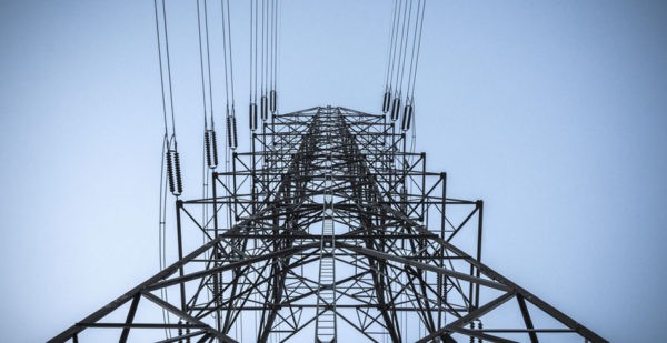 Transmission tower and high-voltage lines (projects)