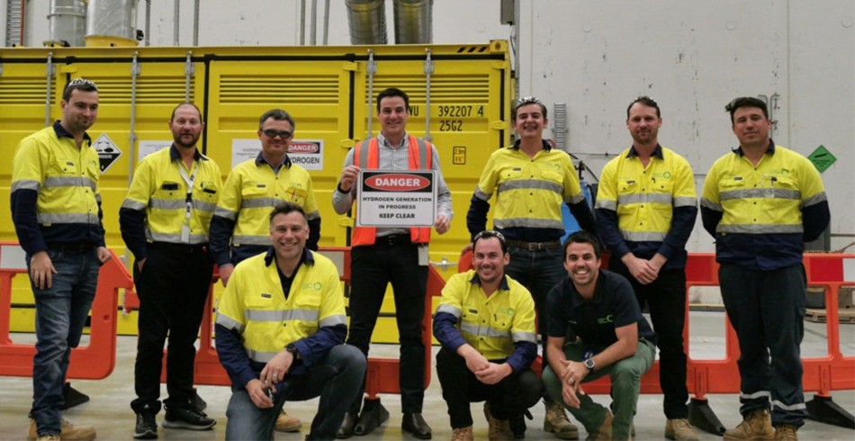 The Fortescue team that designed and built the electrolyser
