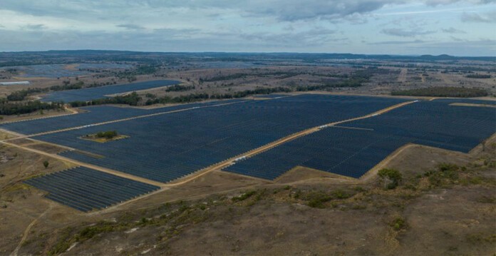 Aerial image of Amazon Solar Project Australia — Wandoan (Vena)